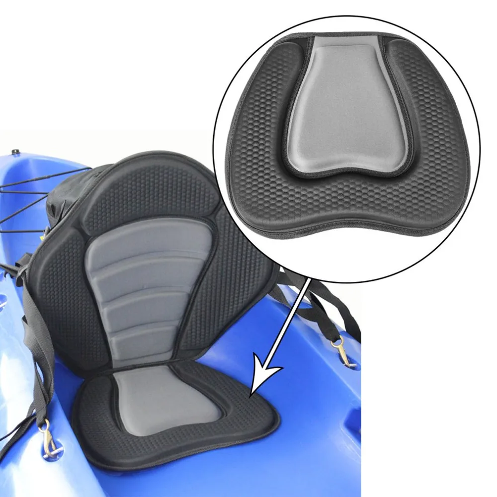 Soft Seat Cushion Pad Canoe Fishing Boat Comfortable Eva Cushion Seat Padded Black For Inflatable Boat Yatch