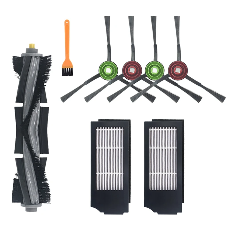 

Основная щетка, боковая щетка, фильтр, щетка для очистки Ecovacs T10 TURBO Sweeper Parts