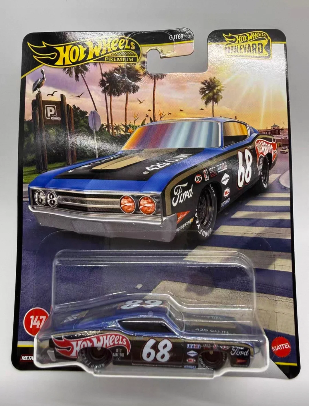 Фото Новая коллекционная модель автомобиля Hot Wheels 1:64 GJT686 Garden Boulevard из сплава, Nissan GTR R32, Toyota Custom, игрушка-подарок для мальчика №4