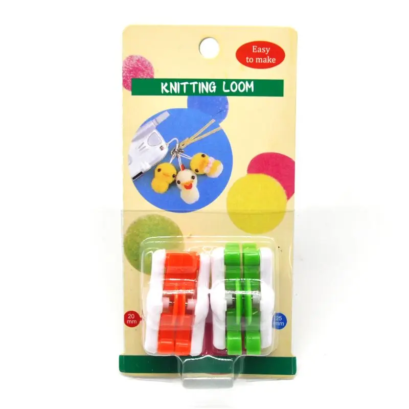 

2pcs Pom-Pom Maker for Fluff Ball Needle DIY Wool Knitting Craft Tool Set