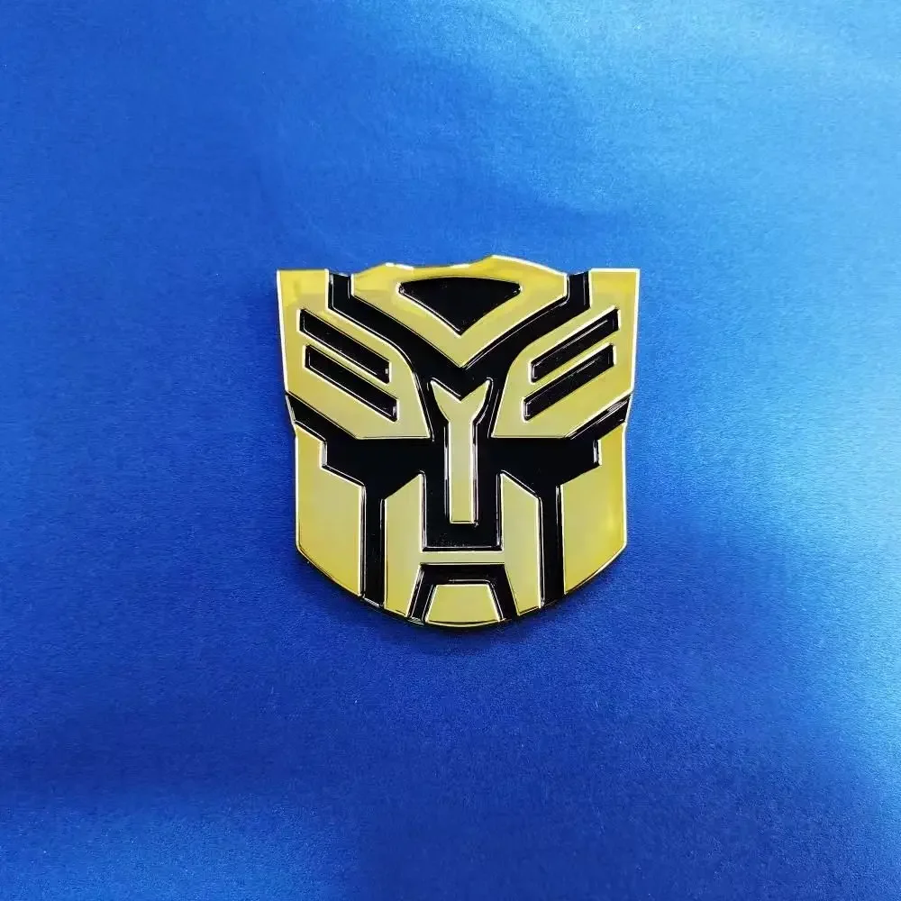 

3D металлические трансформеры для автобота, задний багажник автомобиля, багажник, боковое крыло, эмблема, значок, наклейки, наклейки, модные аксессуары для стайлинга автомобиля