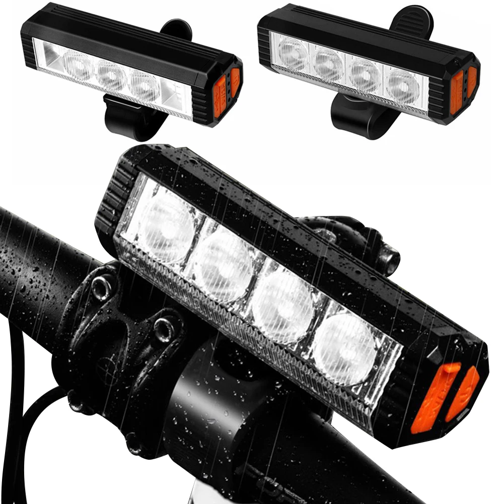 Яркая Передняя подсветка для велосипеда USB-зарядка