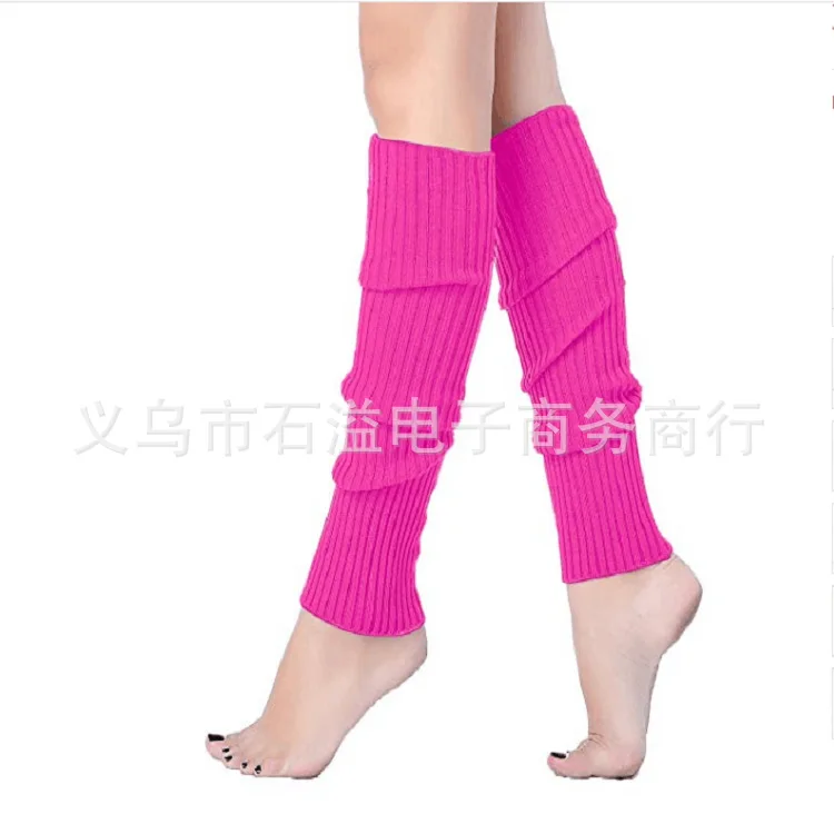 New Japanese Lolita Over Knee Kawaii Leg Warmers Knit Socks Wool Knitted Foot Cover Cosplay Winter Women Autumn Socks Y2k Goth