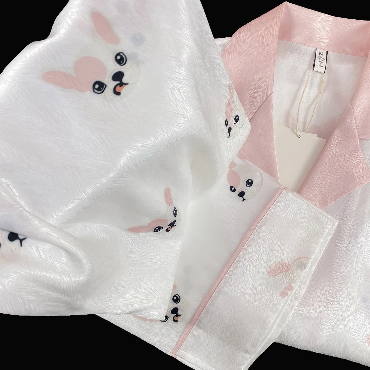 pajamas for women High-grade ice silk pijama mujer long-sleeved ins girls' home suit ensemble femme 2 pièces sleepwear