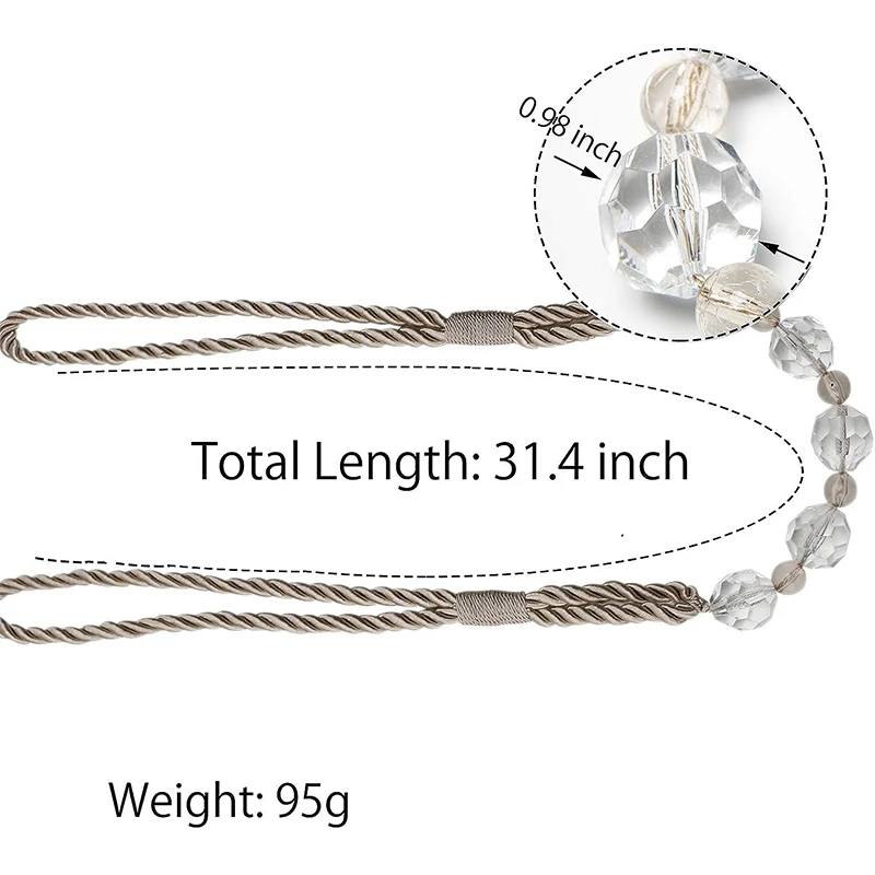 Декоративные веревочные зажимы