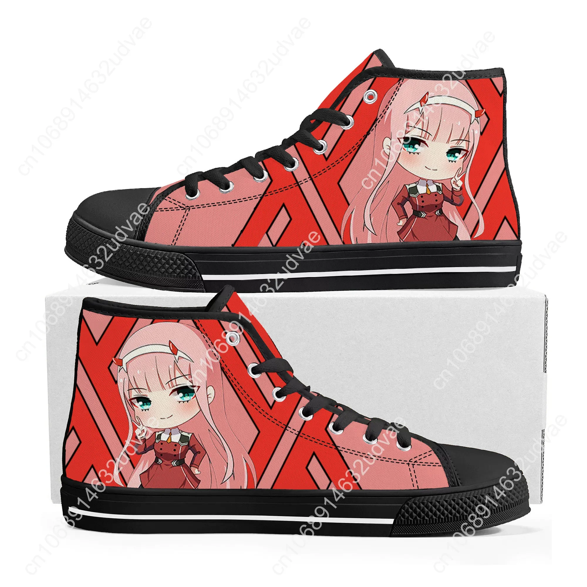 Дамские высокие кроссовки Гая в FRANXX Zero Two мужские и женские подростковые