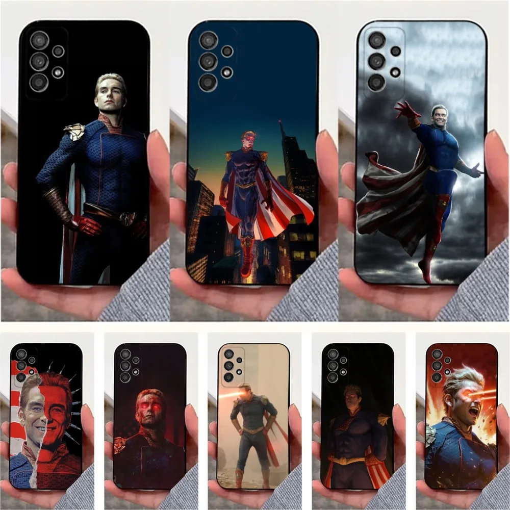 Фото Чехол для телефона H-Homelander T-The Boys для Samsung S25, S24, S23, S22, S20, S21, S10, Ultra, Plus, Lite, FE, мягкий силиконовый черный чехол №1