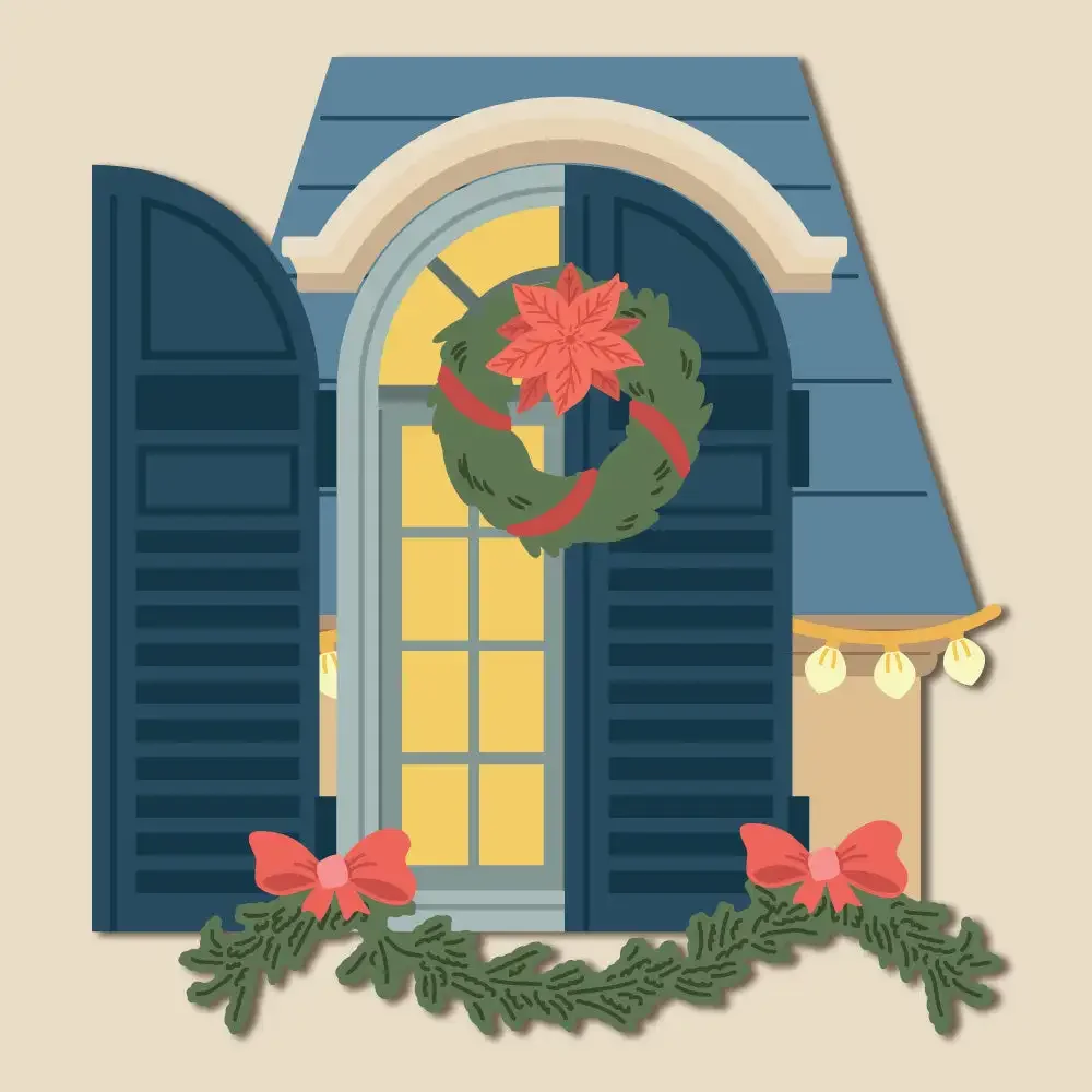 Ремесленная распродажа 2024 рождественская оконная рамка автомобильный