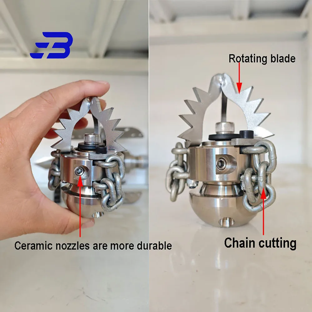 Трубопровод высокого давления выемка очистка керамики канализационный струйный
