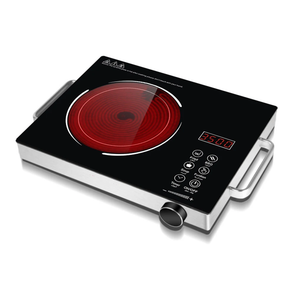 

3500W Electric Ceramic Heater High Power Induction Hobs Cooktop Intelligent Hot Pot Stove With Timer Infrare Heating Furnace