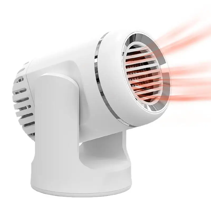 

Car Heater Portable Windshield Defroster Heater 12v 2 In 1 Heating & Cooling Fan Electric Heater Fan With 360 Degree Rotary Base