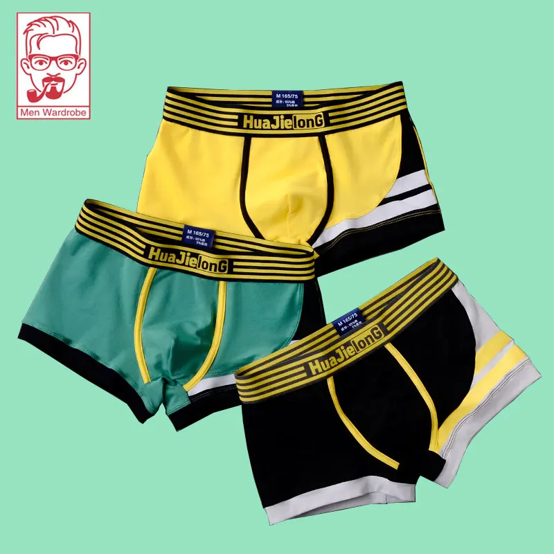 

Men's boxers underwear Men's cotton country fashionable youth men's underwear moisture breathable slim sport printed