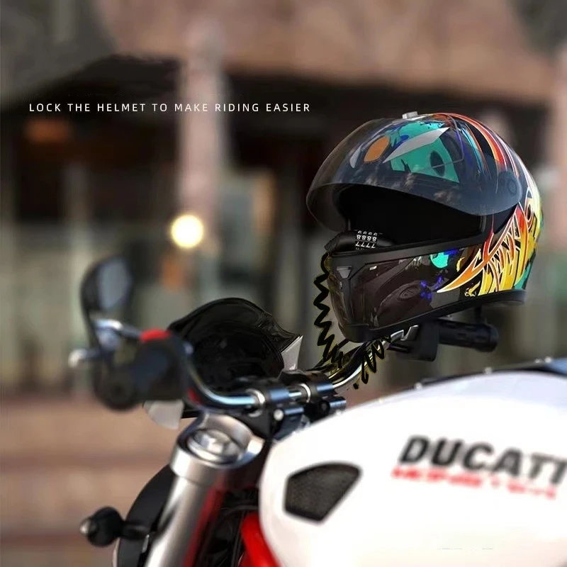 Универсальный Мотоциклетный Электромобильный Защитный Замок Для Шлема С