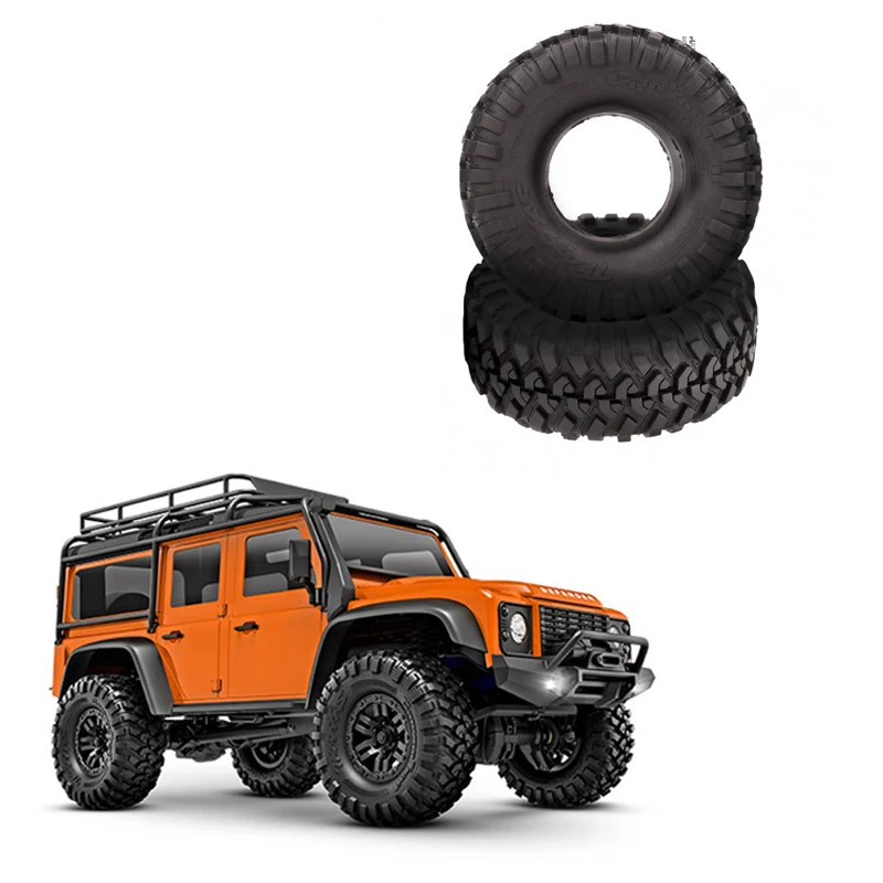 

2.2X1.0 inch mud tire is applicable to TRX4M 1:18 Ford Defender rc Radio-controlled car original part 9769