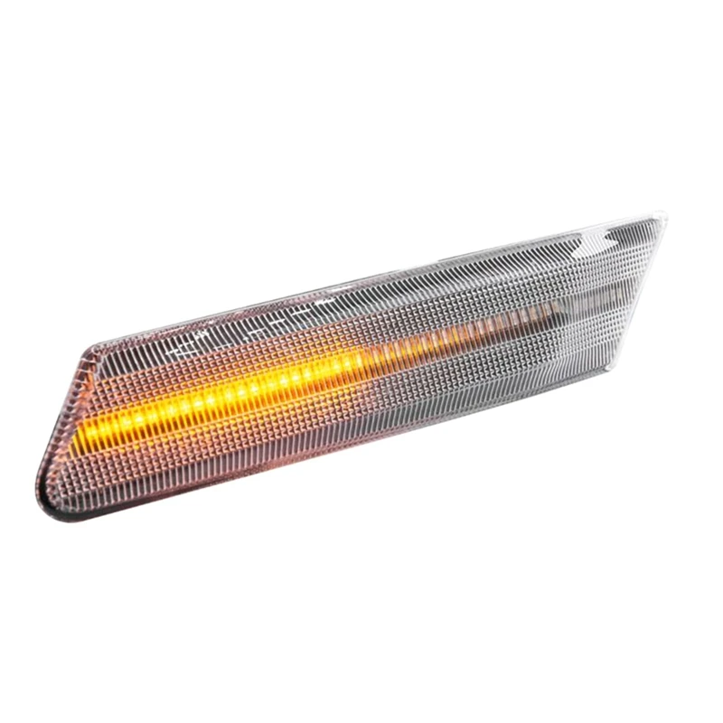 Автомобильные динамические фонари желтые боковые габаритные огни указатели