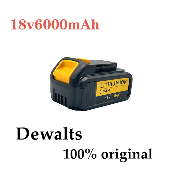 

18V 6000mAh Liion Battery DCB180 Rechargeable Battery for DEWALT DCB180,DCB181 XJ DCB200,DCB201,DCB201-2,DCB204,DCB20 DCB182