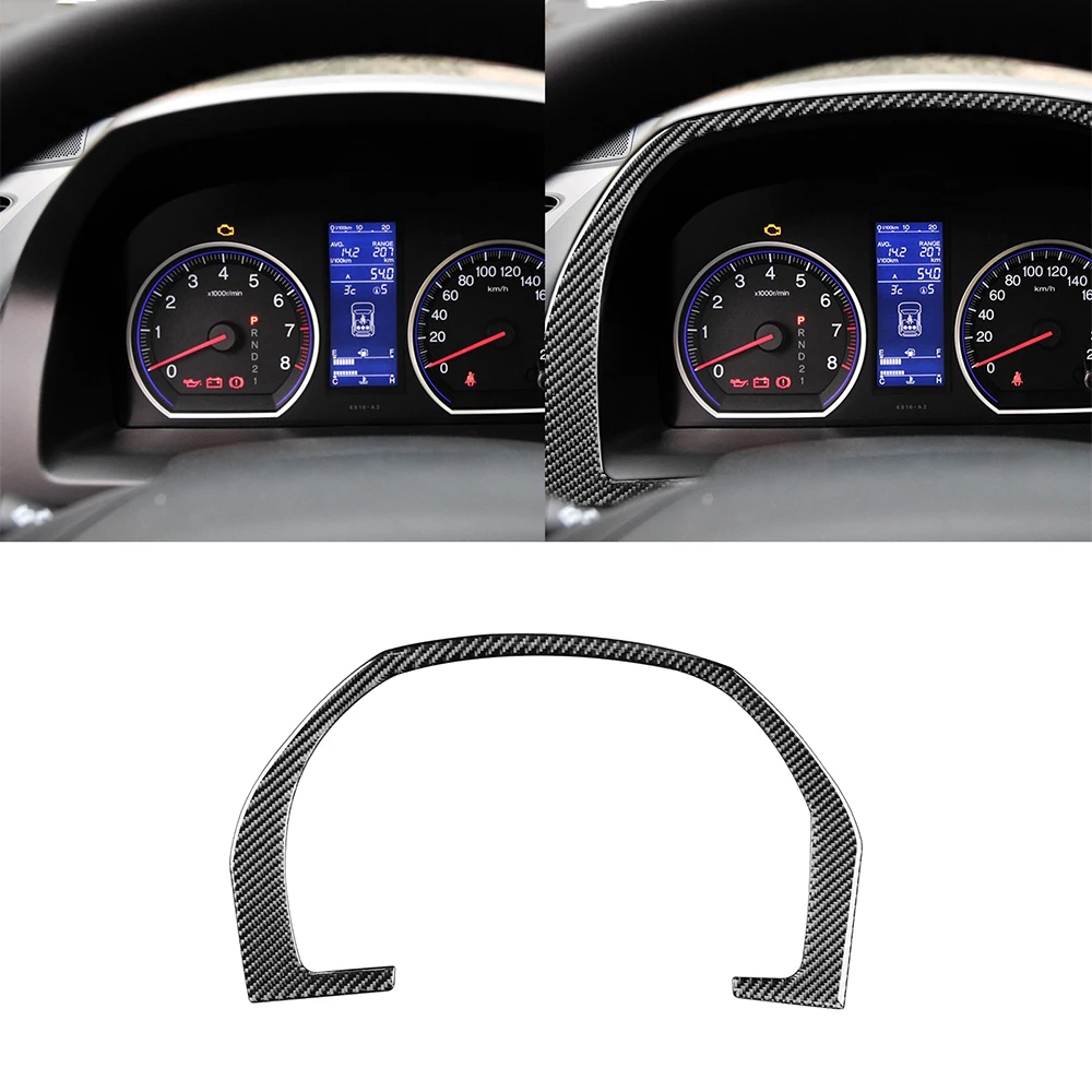 

for Honda CRV 2007 2008 2009 2010 2011 Dashboard Frame Decoration Cover Trim Sticker Decal Car Interior Accessories Carbon Fiber
