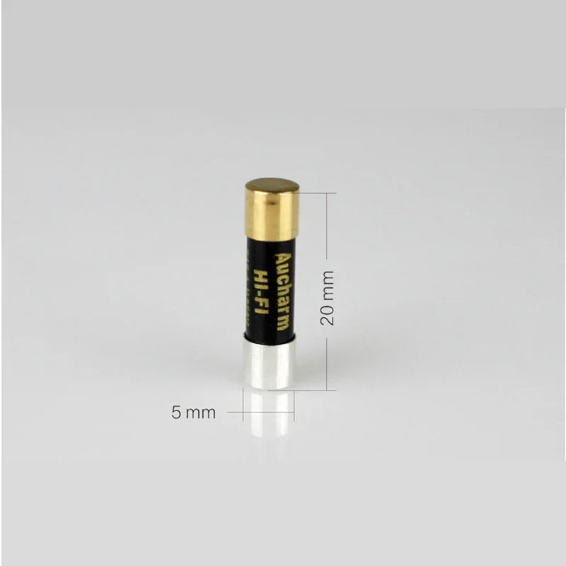 Hi-Fi линия LUSYA Aucharm 5X20 серебристая металлическая звуковая трубка 0 5 1A 2A 3.15A 4A 5A 6.3A 8A 10A