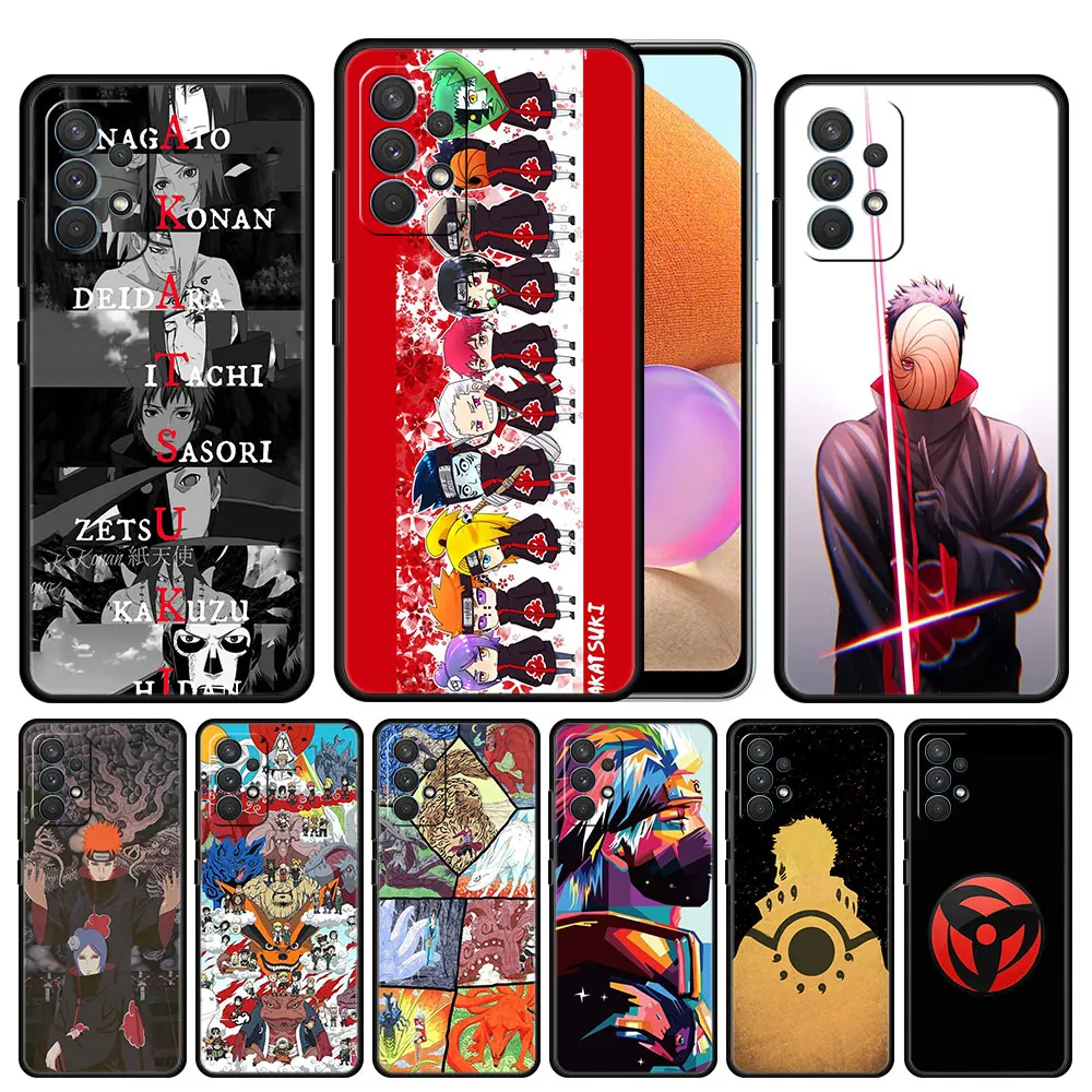 

Case Cover for Samsung Galaxy A02s A12 A21s A30 A50 A20 A11 A03 A23 A03s A01 Fashion Coque Armor TPU Silicone Naruto Awesome