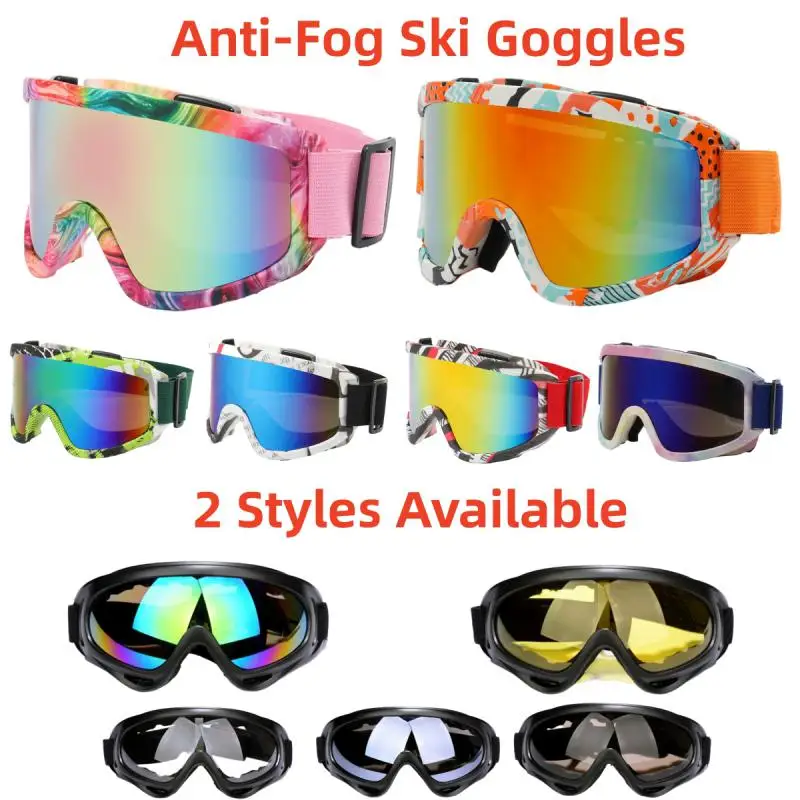 

Противотуманные лыжные очки, мотоциклетные очки, зимние очки для сноуборда, катания на лыжах, уличная спортивная ветрозащитная Лыжная маска, очки для бездорожья, шлем