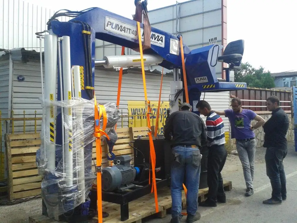 Индивидуальный 15-тонный гидравлический кулачковый стрела Marin Crane Производитель