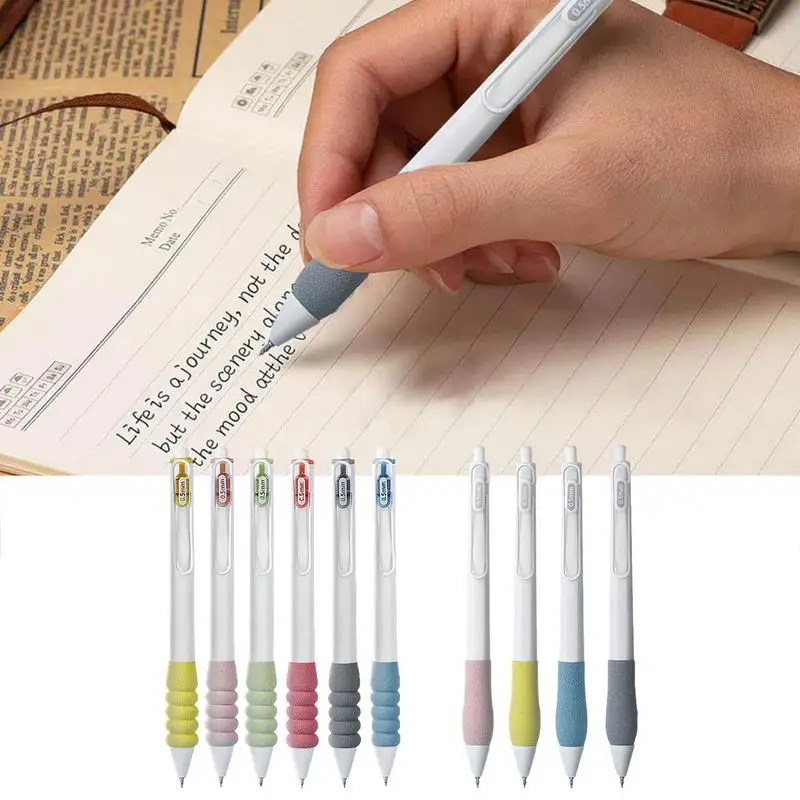

Ручки для записей, выдвижная ручка 0,5 мм, мягкая на ощупь, средняя точка, ручка для блокнота, записей, планшетов