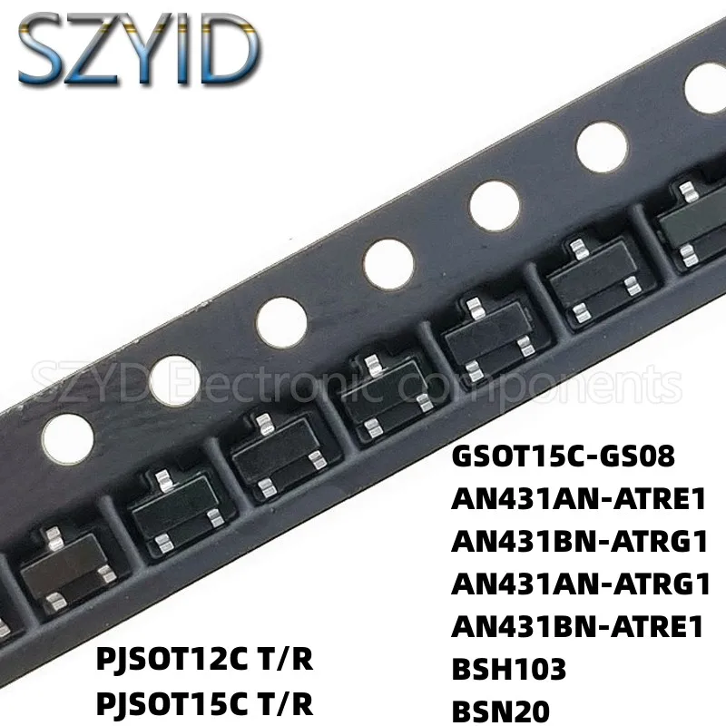 

100 шт., SOT23 PJSOT12C T/R PJSOT15C T/R, фотогалерея, фотосессия BSH103 BSN20