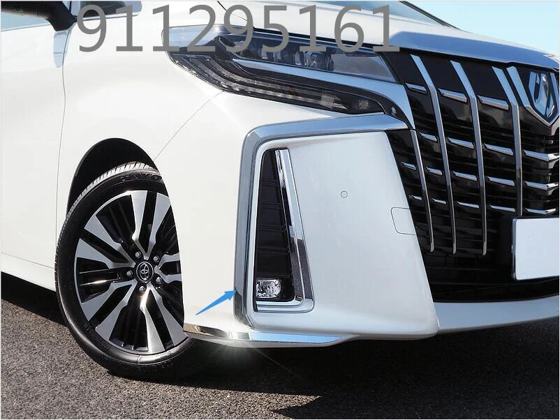 

for 2019 Alphard front corner protection strip Front protection corner anti-scratch strip Front bumper protection strip