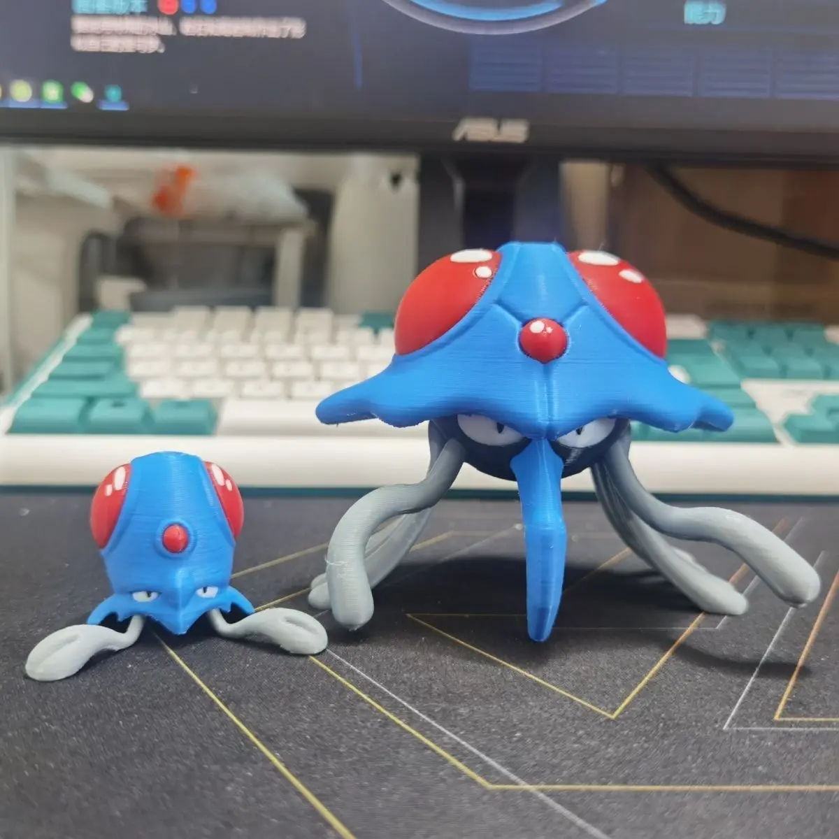 Покемон Аниме фигурки Tentacool Tentacruel пропорция мир 1:20 Diy 3D печать милый мультяшный