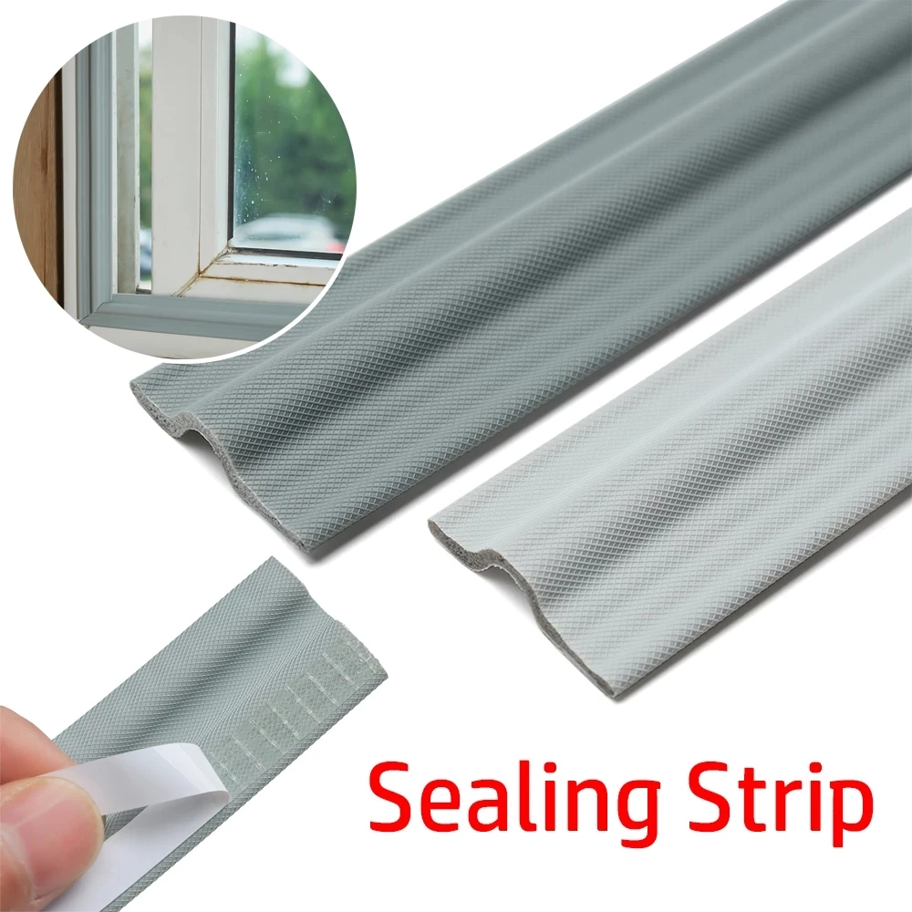 

2M Nylon Fabric Wearable Door Window Sealing Strips Pu Foam Self Adhesive Tape Waterproof Dustproof Sealing Tape Acoustic Foam