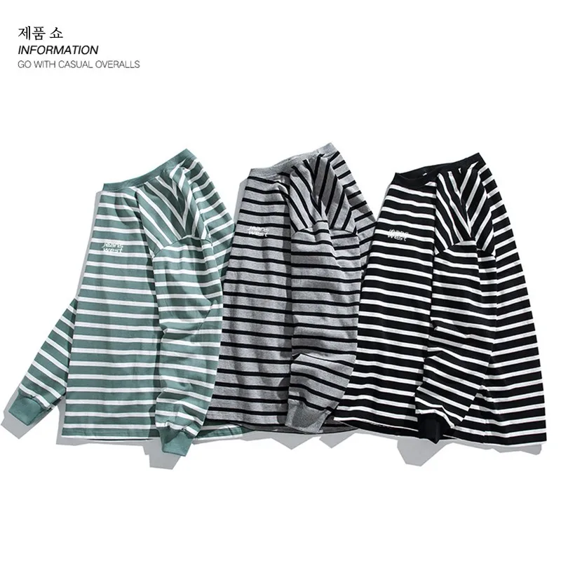 Осень 2024 новинка полосатая хлопковая рубашка Ei Zhenvis с длинными рукавами