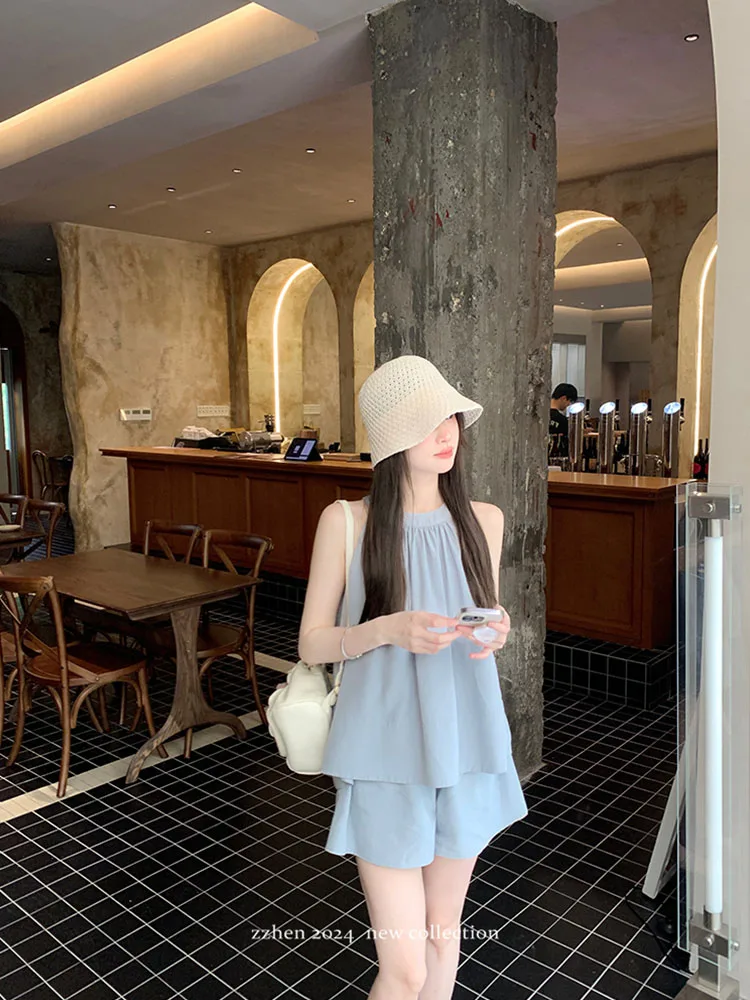 Элегантная модная одежда комплект из 2 предметов с шортами пушистая ткань без