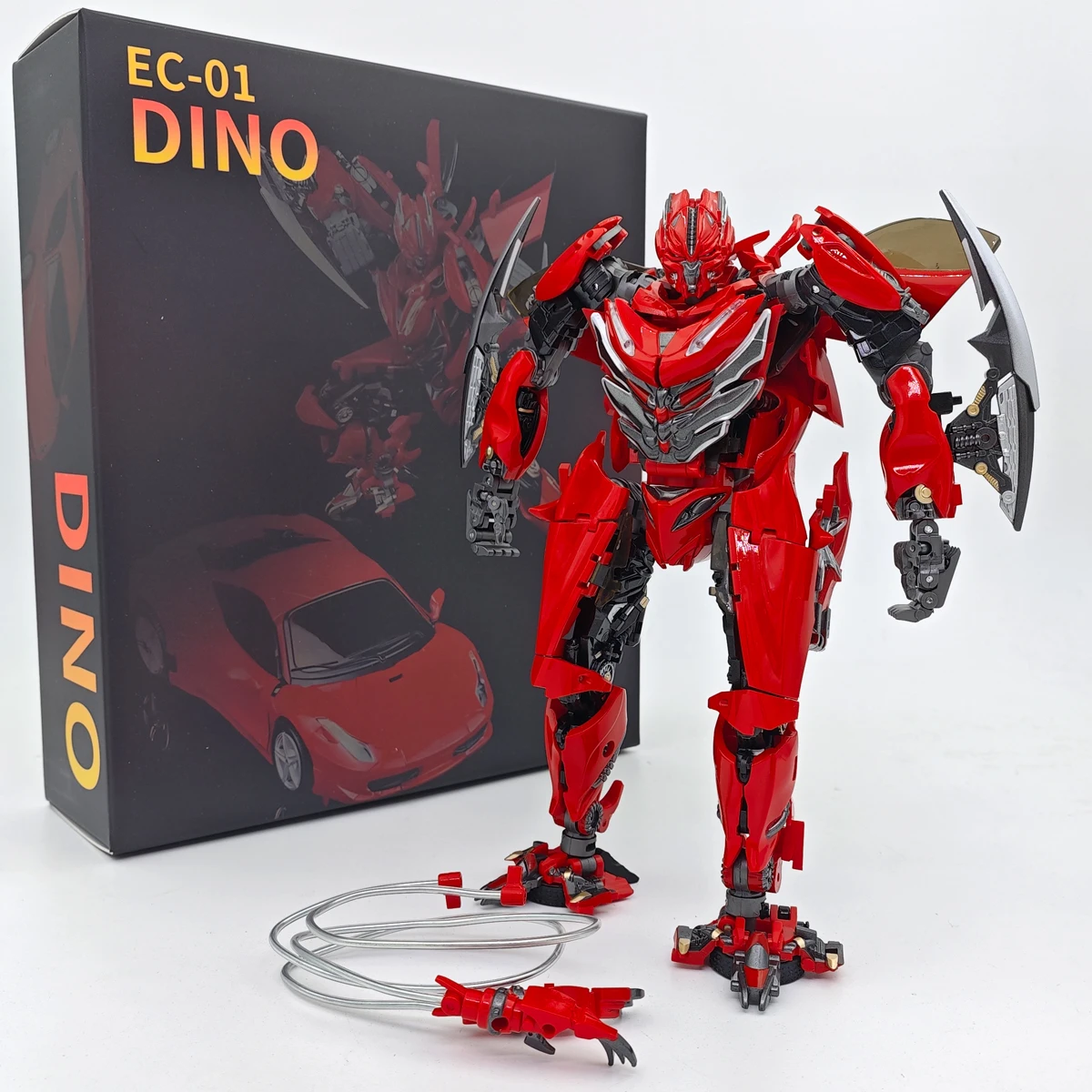 Фигурка-трансформер Dino MPM Scale Red UniqueToys