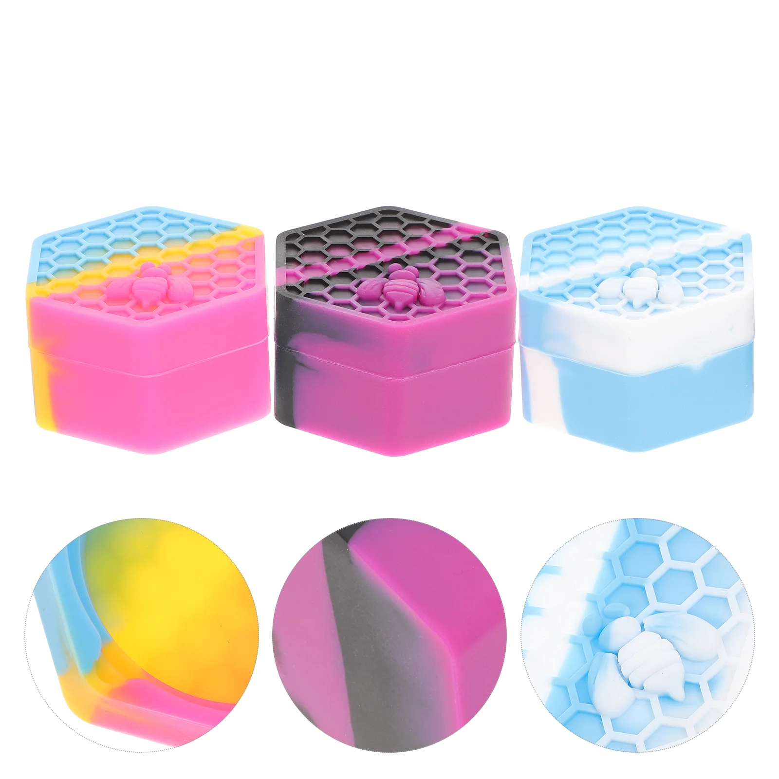

3pcs Empty Jars Cream Containers Box