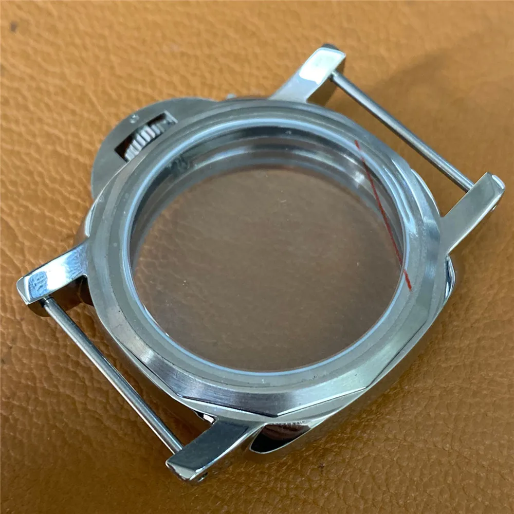 

47mm Watch Case for ETA 6497/6498 316 Stainless Steel Shell Cover for ST3600, ST3620 series Manual Winding Mechanical Movement