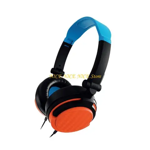 Универсальные проволочные наушники для консолей для ПК -задушивания в объемах управление мягкой подушкой