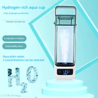 my bottle 300 ml hydrogen absorbing rich water cup hydrogen making cup drink hydrogen water water element cup generator with led