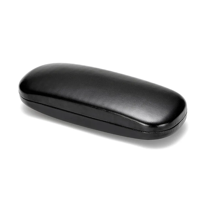 

Retro Black PU Leather Glasses Case Box Simple Hard Eyeglasses Protector Storage Case Storage Boxes Container Organizer