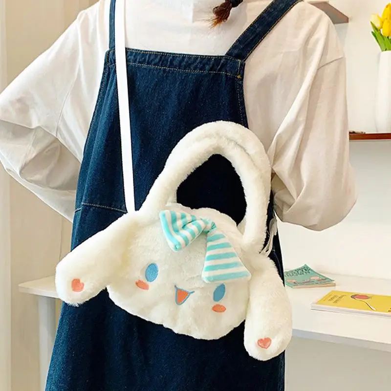 

Sanrio плюшевая сумка через плечо, японская Милая коричная кожа, родитель-ребенок, подарок на день рождения, милые мягкие набивные животные
