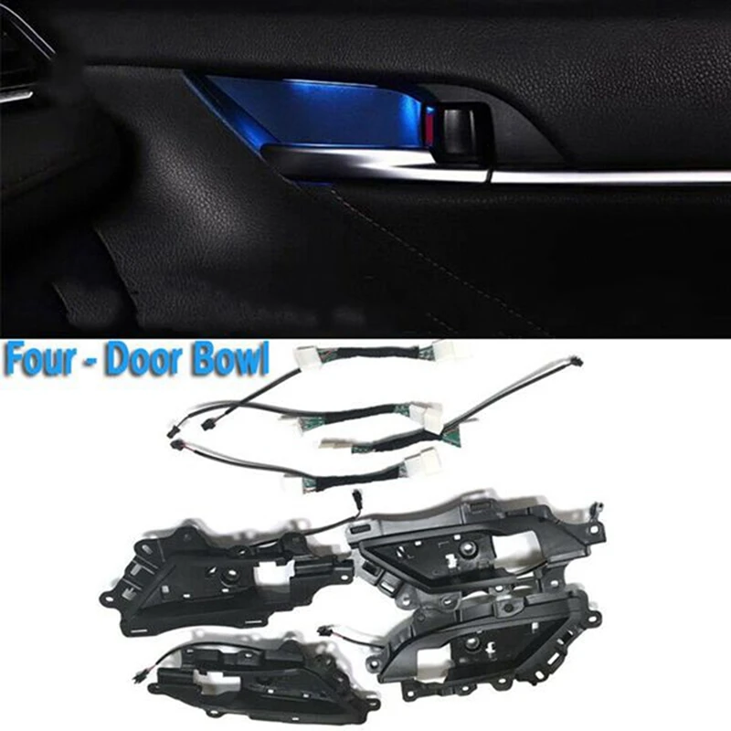 

Car Interior LED Decorative Light Door Interior Atmosphere Light Ice Blue For Toyota Camry 2018-2021