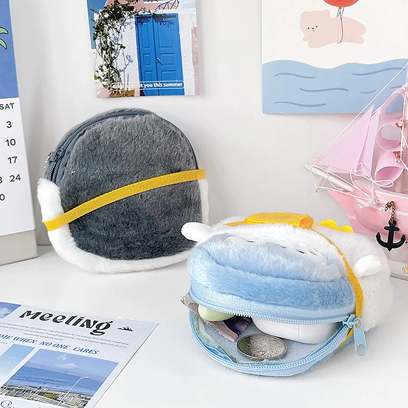 Милый Маленький Кошелек С Пингвином Мягкий Мини-кошелек Героями Мультфильмов