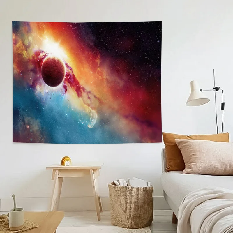 

Скатерть для стола «звездное небо», домашний декор, одеяло небула, большой гобелен, ковер, эстетическое комнатное украшение, ткань для стен, ...