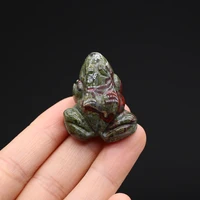 new style decoration natural stone frog shaped mini ornament lucky gift bed room garden office desk ornaments
