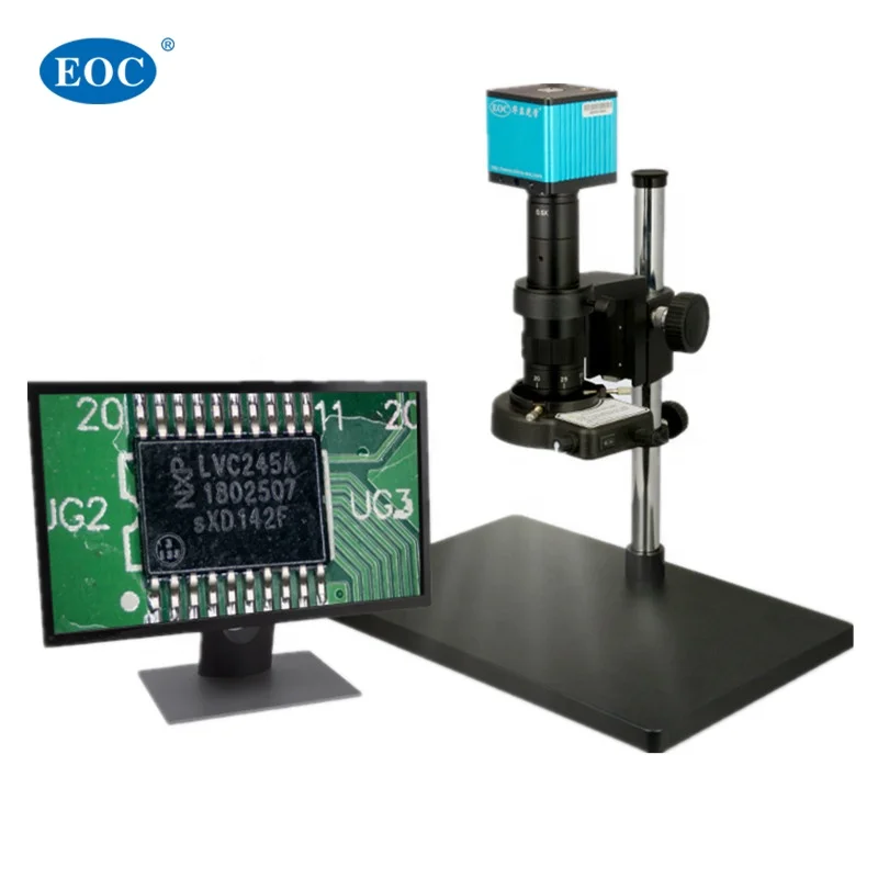 EOC2MP HD optical Digital microscope with camera 13.3inch monitor