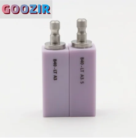 Wholesale dental materials lithium disilicate Emax B40 5PCs glass ceramic lithium HT Lt B40 disc