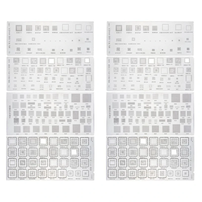 Стандартный трафарет BGA для MTK MSM Samsung Huawei Xiaomi Ipad CPU RAM PM Power IC Reball Pin прямой нагрев