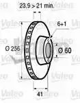 

VALEO 186189 ON BRAKE DISC ASTRA F VECTRA A VECTRA B 1,6 KAMPANYALI (.)