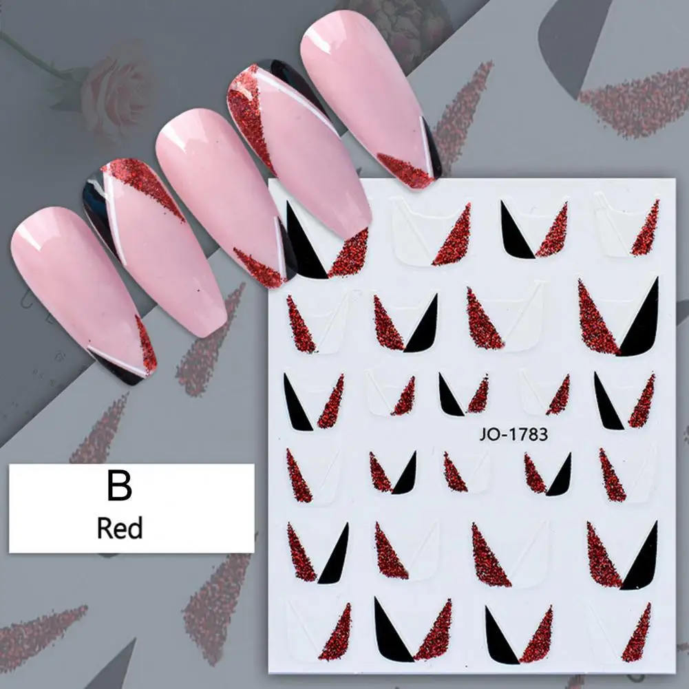 

Деликатный клей для ногтей, декоративная наклейка, маникюрная наклейка, съемные блестящие наклейки