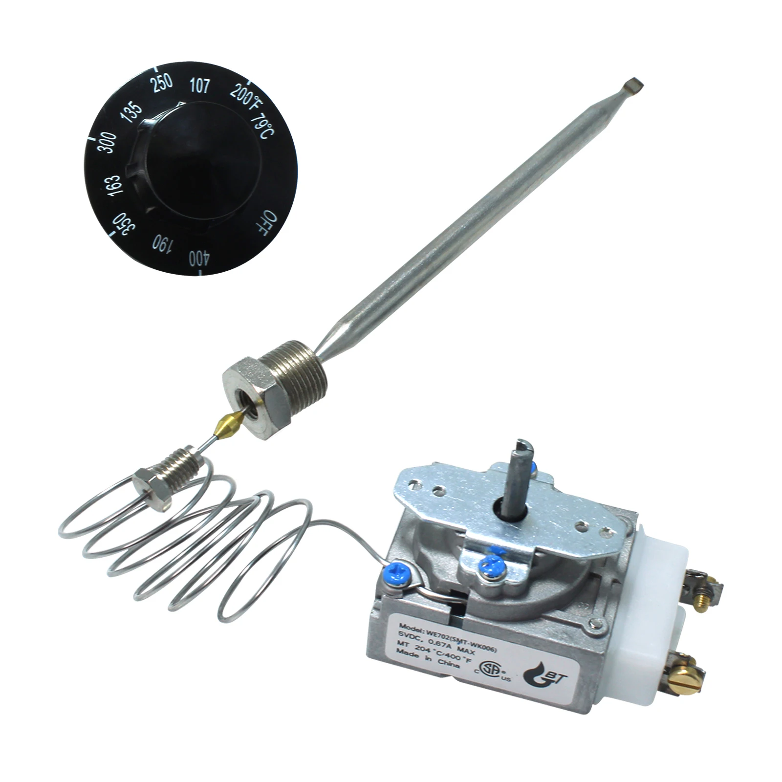 Запасная часть управления термостатом для жарки Robertshaw Model RX-1-36 совместимая с Pitco