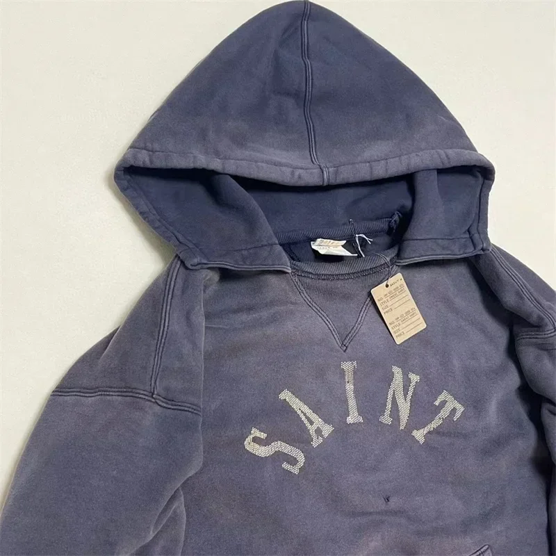 Толстовка Мужская/женская оверсайз с эффектом потертости